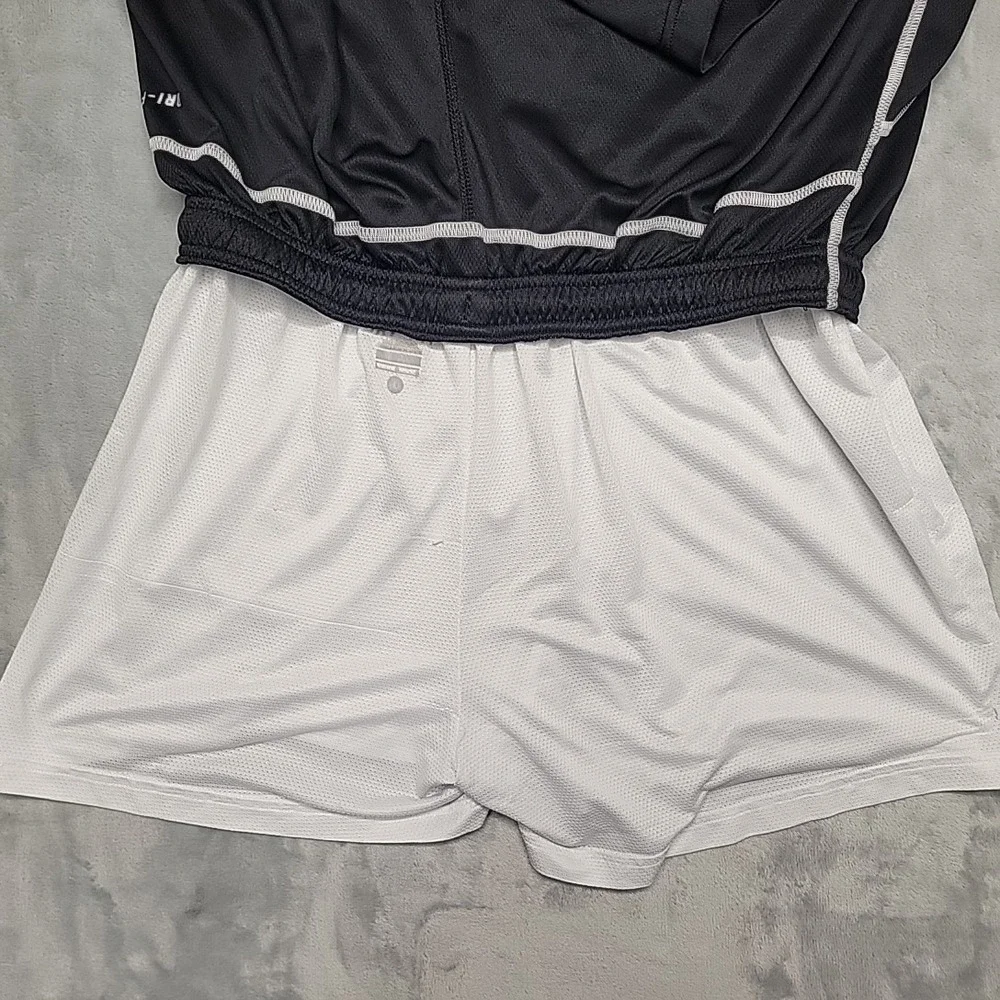 Nike Soccer Shorts Men Large Black Dri-Fit Athletic Gym Training Running Retro